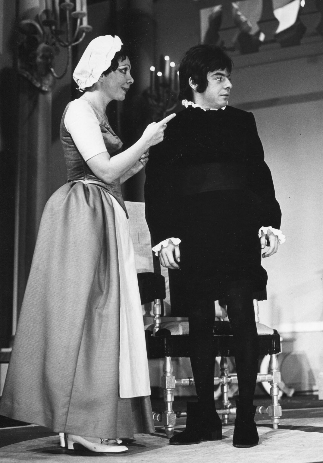1972 - le Bourgeois gentilhomme - Théâtre National - avec Anne Marev